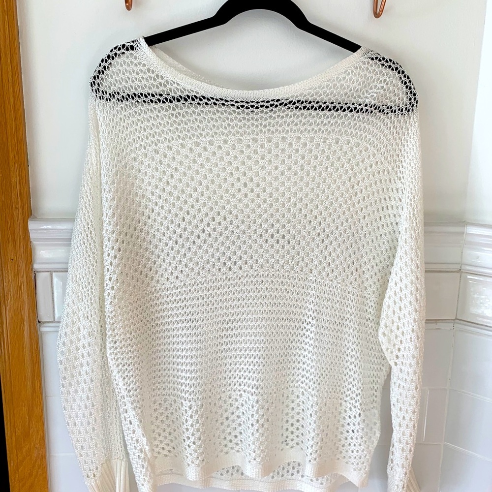 Express White sweater